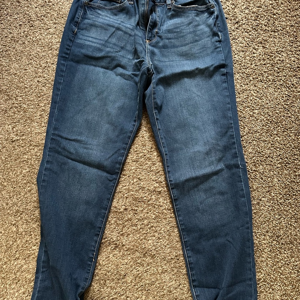 Sonoma Straight-Leg Jeans in Dark Blue Denim